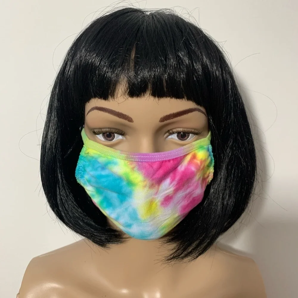 New Homemade Tie-Dye Face Masks - 3 Masks